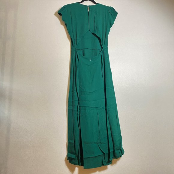 Reformation Gavin Dress in Emerald - Picture 8 of 11